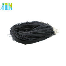 Fashion Organza Ribbon Wax 3strands Cord necklace for DIY craft ZYN0009, 100pcs/pack